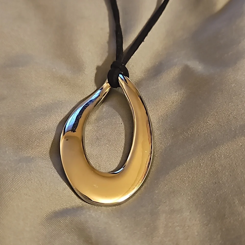 Lia Sophia Teardrop Cord Necklace - Picture 3 of 5